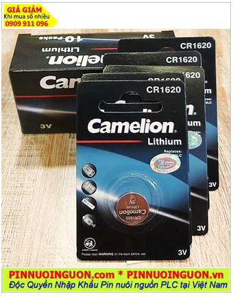 COMBO mua 01HỘP 10vỉ=10viên Pin Camelion CR1620 lithium 3v chính hãng _Giá chỉ 229.000đ
